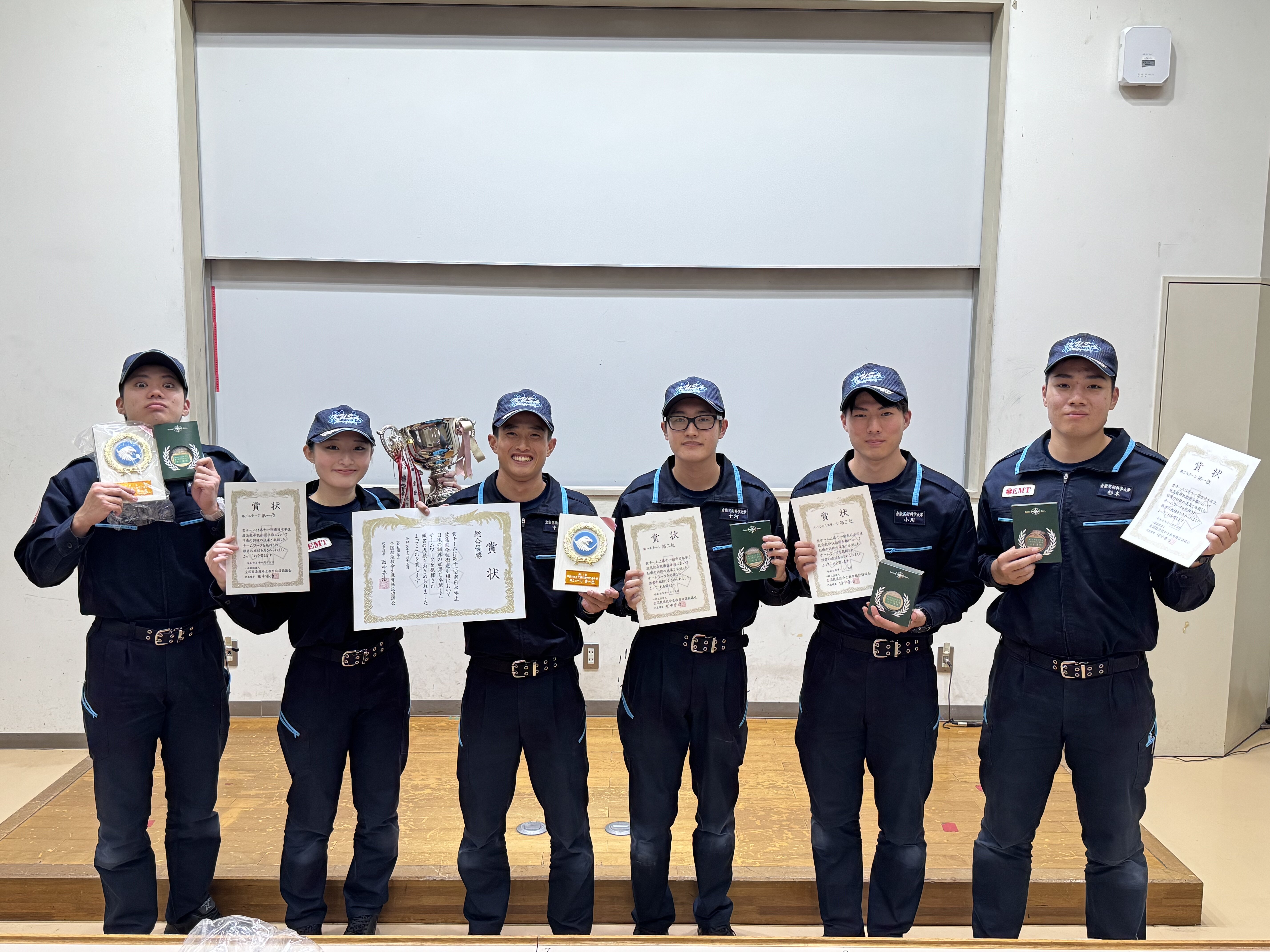 第11回南日本学生救急救命技術選手権で総合優勝を果たしました！！