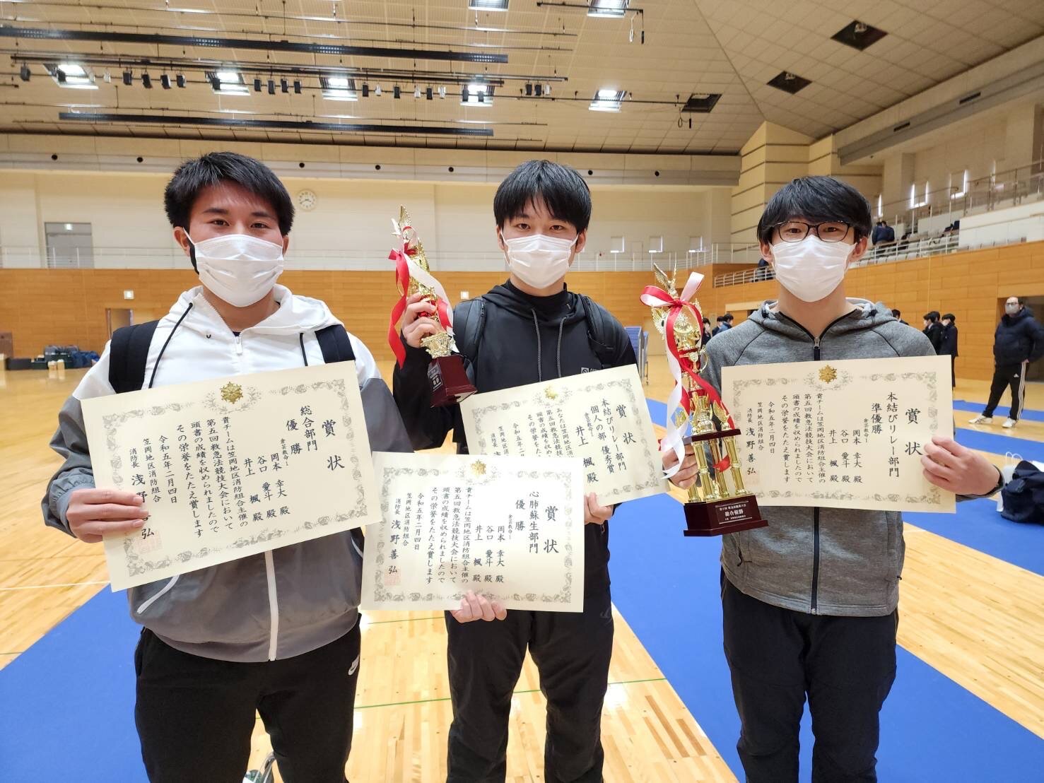 「救急法競技大会」総合優勝！