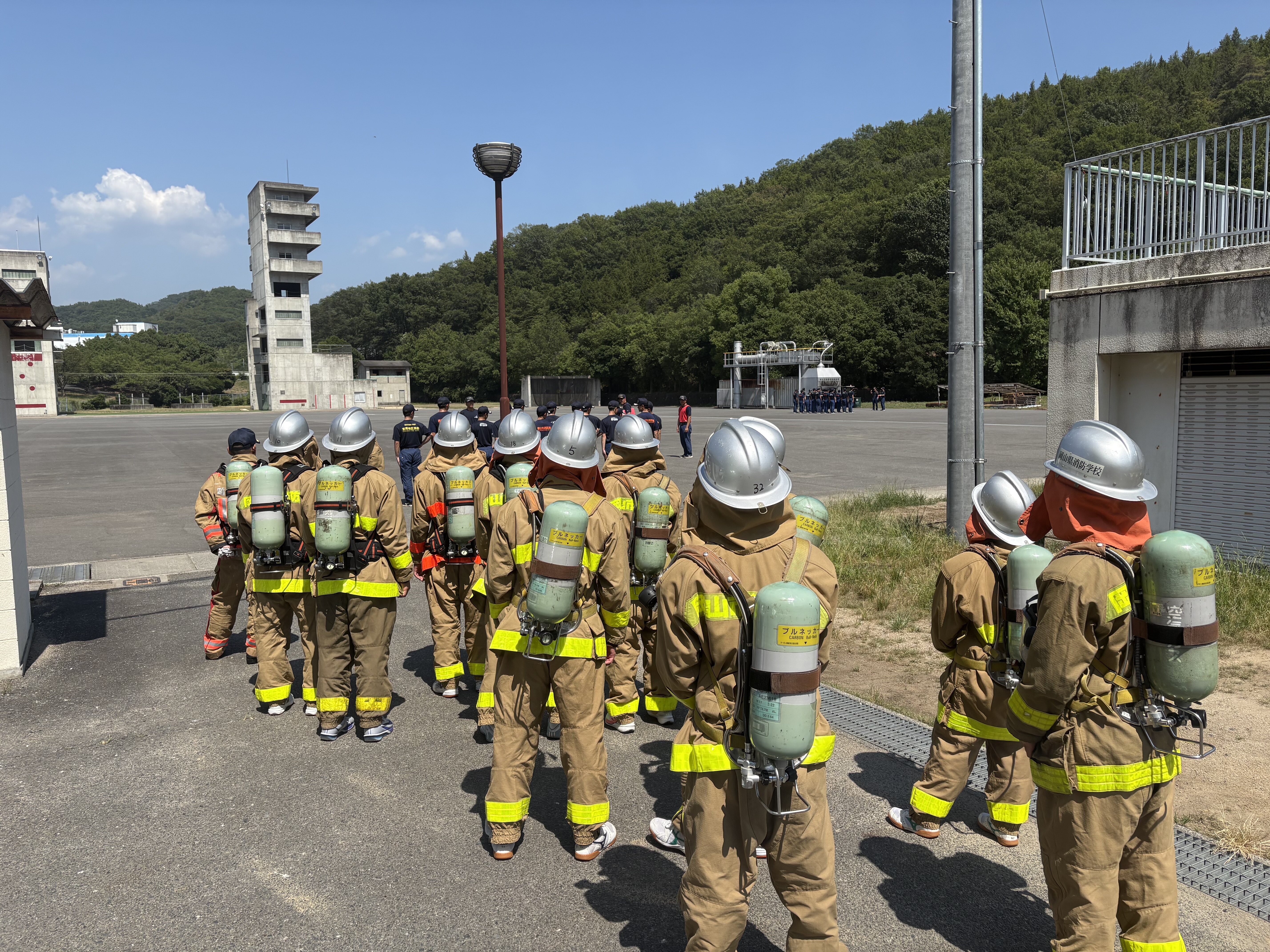 岡山県消防学校に視察研修！