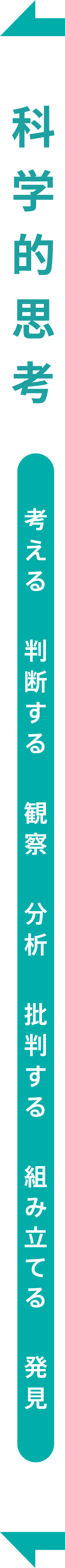 科学的思考 考える 判断する 観察 分析 批判する 組み立てる 発見