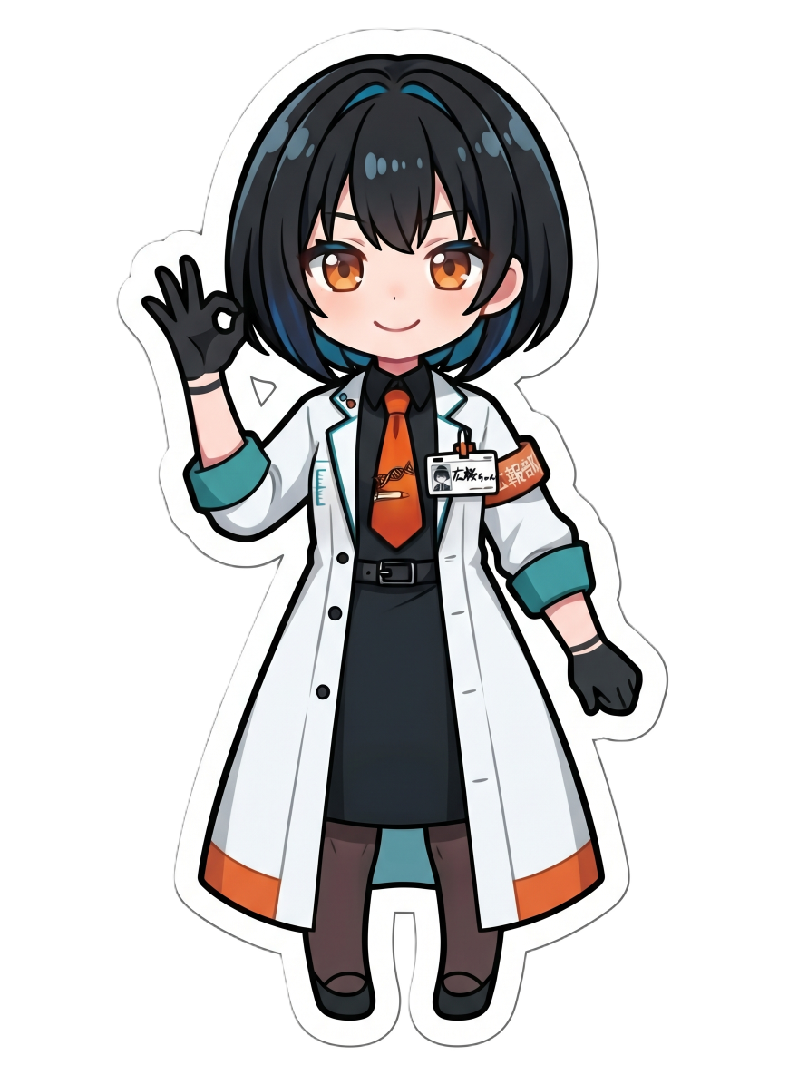 OKサインを出すキャラクター
