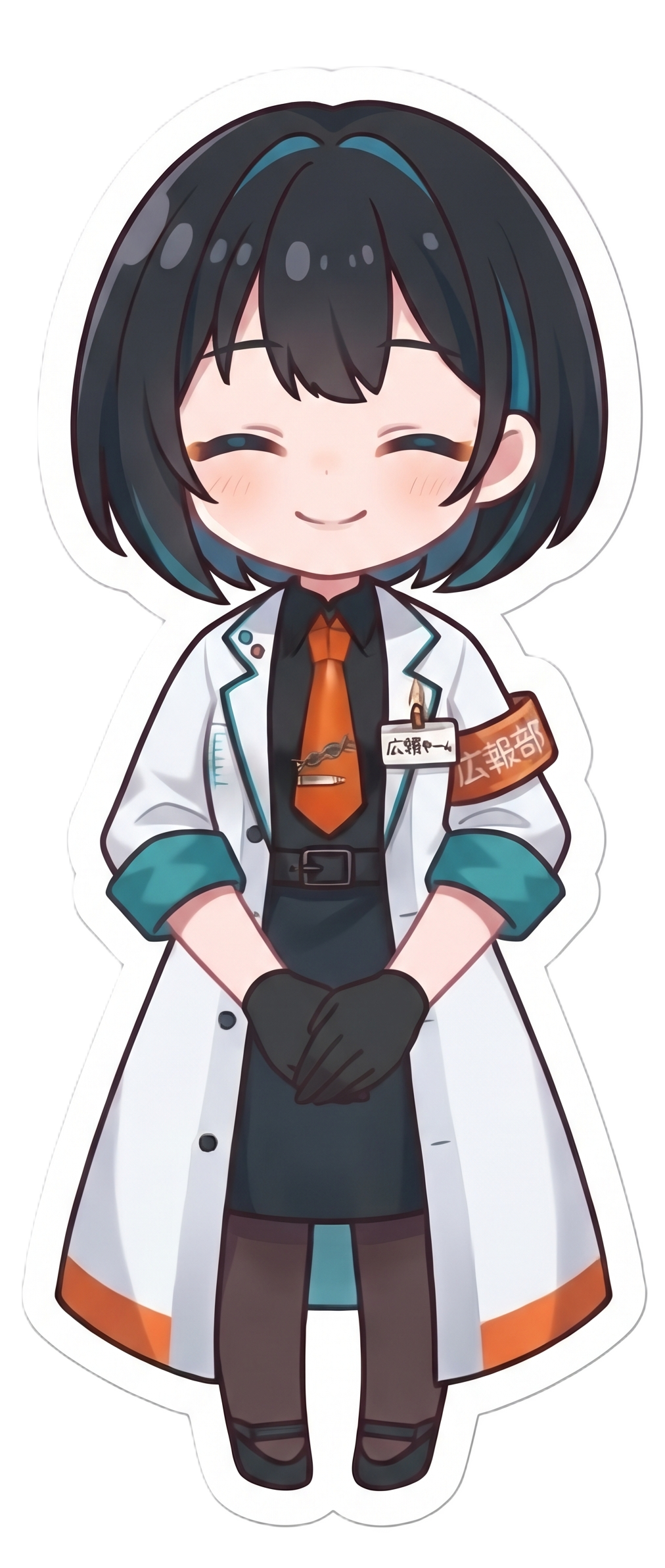 歓迎するキャラクター